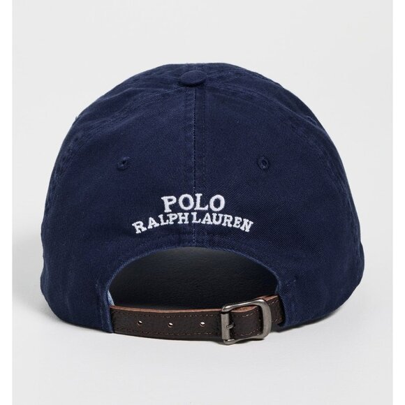 Polo Ralph Lauren Classic Twill Novelty Bear Sport Cap in Newport Navy One Size - Picture 3 of 12